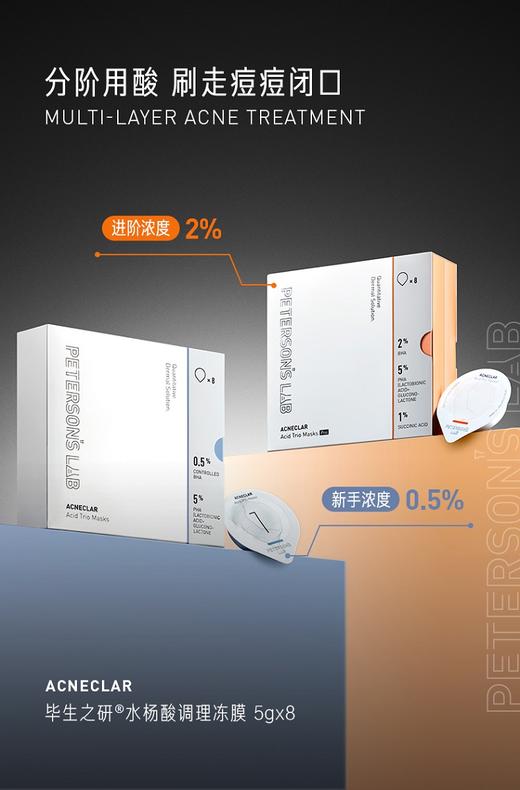 毕生之研水杨酸冻膜面膜复合酸果酸泥膜去黑头清洁面膜补水保湿 商品图0