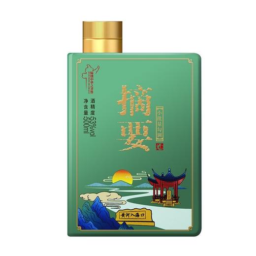 【21年 摘要山水圣人】21年生产日期 53度摘要酒（一山一水一圣人）500ml1*2*3  酱香型高度白酒收藏送礼500ml*3 山水圣人（泰山/黄河/孔子）礼盒装 商品图2