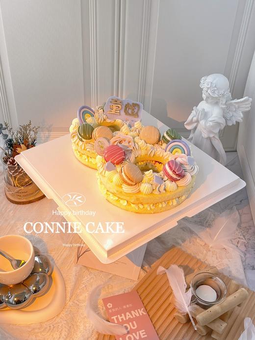 【0945】ins风马卡龙数字蛋糕 商品图1