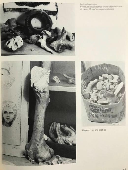 亨利·摩尔工作摄影图集 数百幅插图 精装16开 商品图14