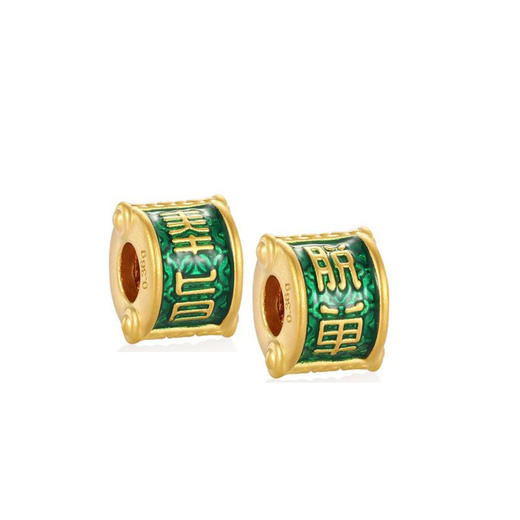 CC卡美珠宝 黄金足金黄金转运珠 奉旨脱单手链 金重约0.36g 本命年红绳（送编绳） 商品图0