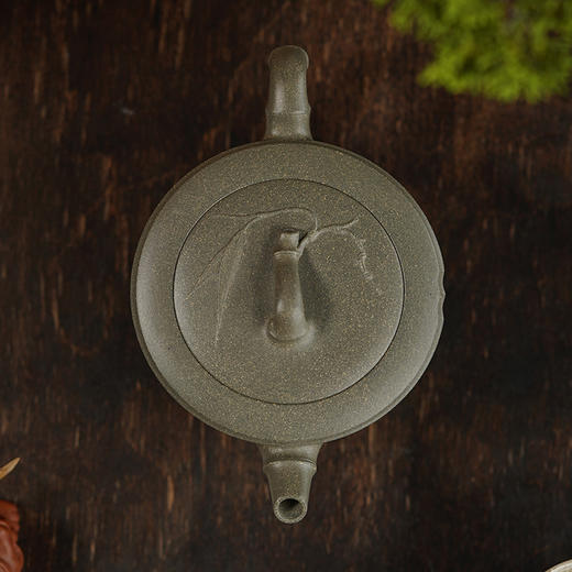 龙德堂陶艺 徐飞《竹·饮月》原矿青段 220 cc 商品图3