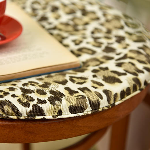 豹纹系列椅垫柔软舒适圆形椅垫 商品图3