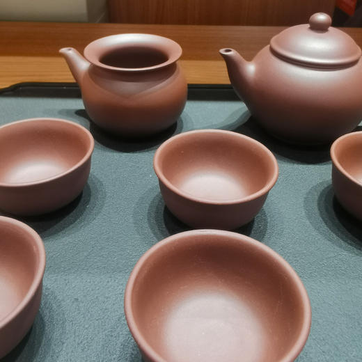 宜兴智慧水平壶紫砂套组 商品图1