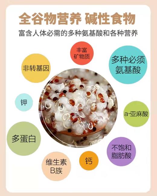 藜源世嘉 有机三色藜麦 500g/袋 商品图5