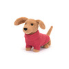 Jellycat 粉色毛线衫腊肠犬 商品缩略图0