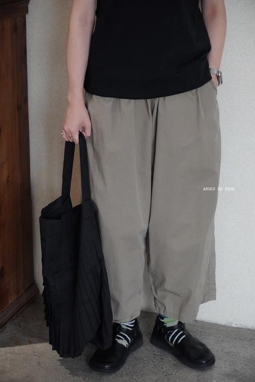 ORDINARYFITS卡其绿深蓝灰白直筒阔腿裤 商品图0