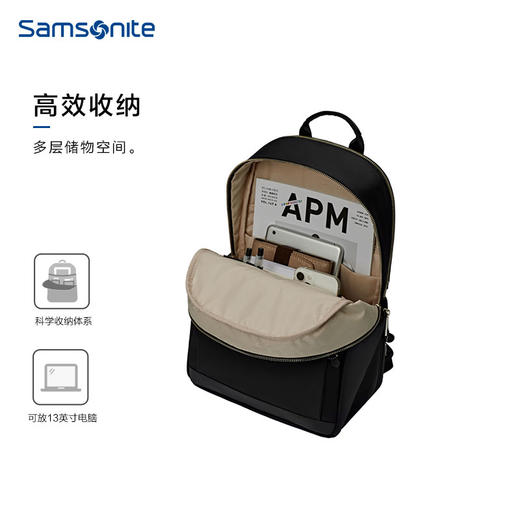 新秀丽NEWME系列商务高端女士双肩包NQ4*001 商品图2