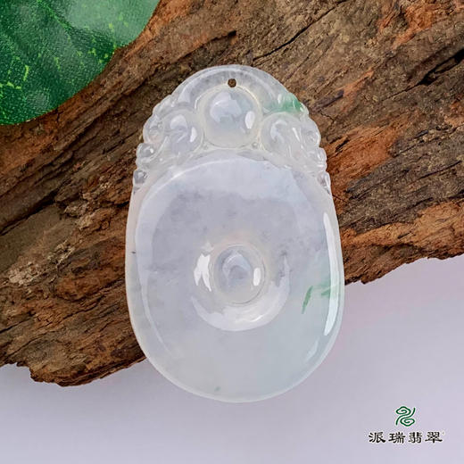 派瑞翡翠 翡翠挂件 糯种 飘花 商品图1