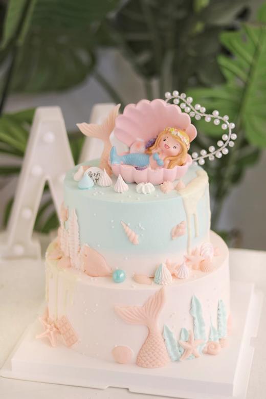 【生日蛋糕】美人鱼贝壳小公主款 商品图0