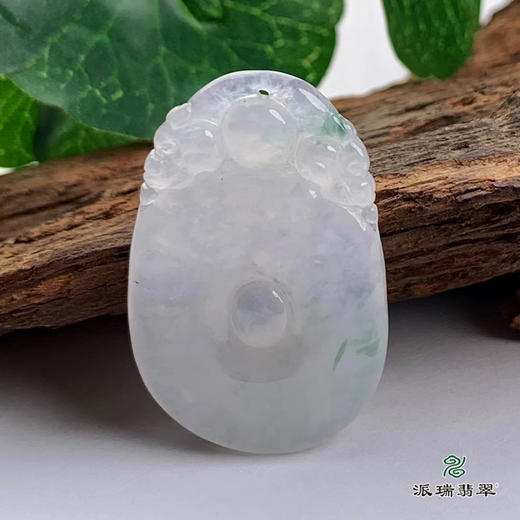 派瑞翡翠 翡翠挂件 糯种 飘花 商品图2