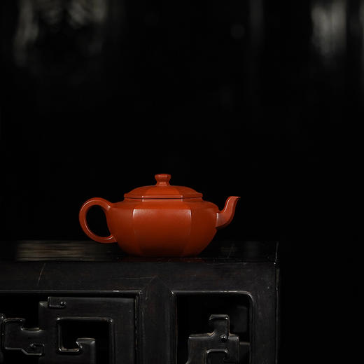 龙德堂陶艺 徐飞《六方碗玉》原矿大红袍 210 cc 商品图0