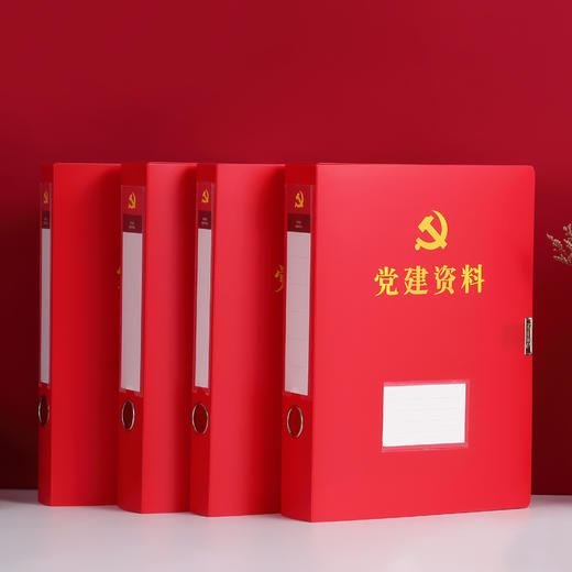 齐心 A0055 党建系列 档案盒 A4 55mm 商品图3