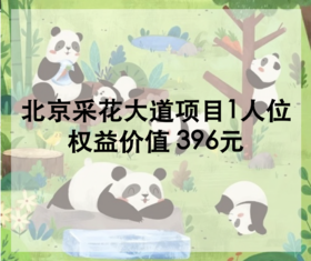 北京采花大道项目1人位（仅供元初家园公司使用）