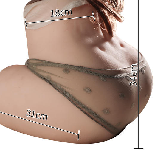 谜姬 桥本奈绪大屁股阴臀倒模 皮纹逼真美臀 14斤 男用自慰器名器 商品图2