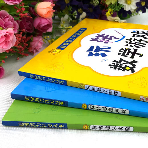 全3册玩转数学游戏+玩转思维游戏+玩转趣味实验彩图版超级智力开发益智小学生儿童逻辑思维训练推理能力入门脑力开发书 商品图2