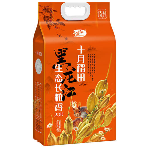 十月稻田生态长粒香大米5kg 商品图2