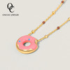 onchic谭松韵同款爱心甜甜圈项链甜美少女心设计锁骨链生日礼物 商品缩略图8