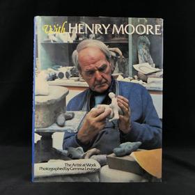 亨利·摩尔工作摄影图集 数百幅插图 精装16开