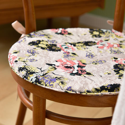 玫瑰花园系列圆形椅垫 商品图3