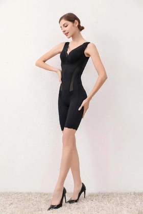 轻薄无痕收腹连体衣加长款 （L207）