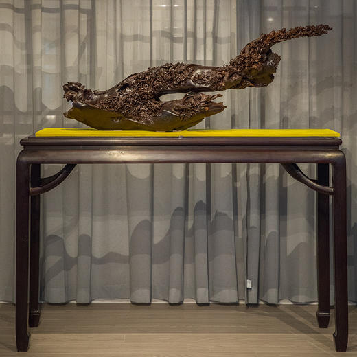 紫檀木雕凤纹牡丹锦上富贵摆件配红木宝笼 商品图1