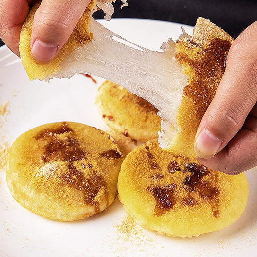 【每日食养】手工纯糯米糍粑3斤糍粑30个+3包豆粉+3包红糖 商品图5