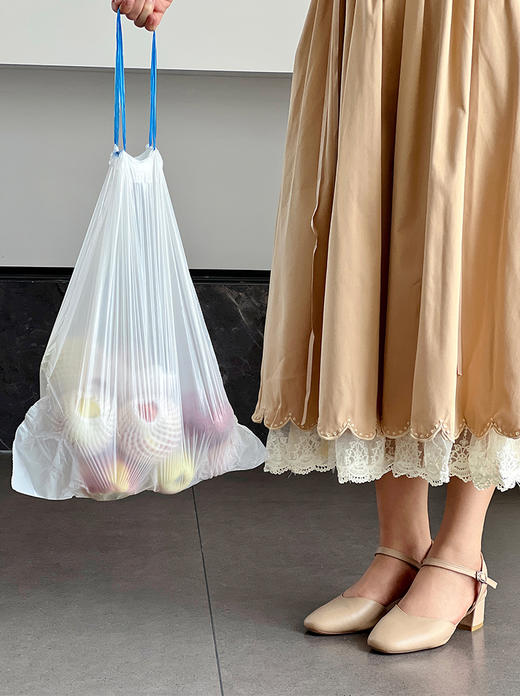 【升级加厚垃圾袋】【一袋5卷  共3包  共240个】  超强承重  不破损  不滴漏  拉口抽绳设计不脏手 加厚加大容量 商品图0