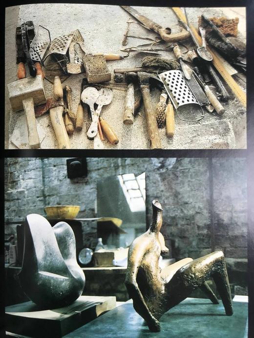 亨利·摩尔工作摄影图集 数百幅插图 精装16开 商品图10