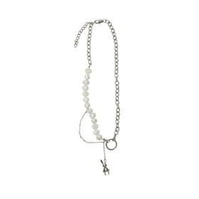 谜底2022夏季新款小从设计兔子吊坠珍珠配饰项链女222MQ0905