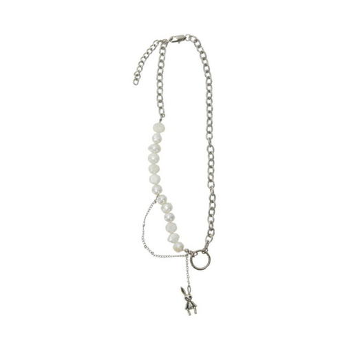 谜底2022夏季新款小从设计兔子吊坠珍珠配饰项链女222MQ0905 商品图0