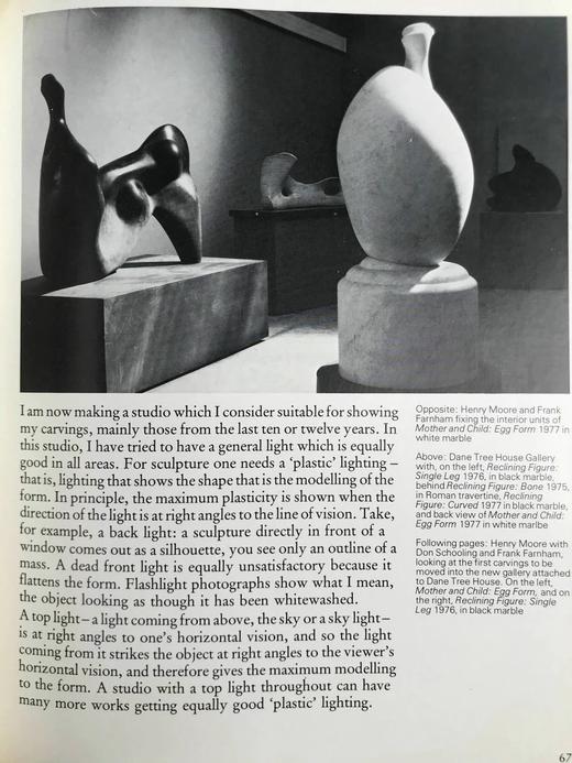 亨利·摩尔工作摄影图集 数百幅插图 精装16开 商品图12