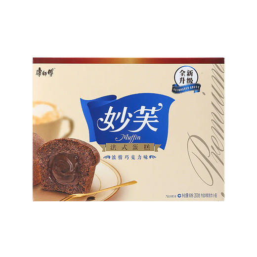 康师傅浓情法式妙芙蛋糕 巧克力味 200g 商品图0