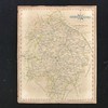 约19世纪中后期 英国郡县手工上色老地图 6款可选无装裱 商品缩略图1