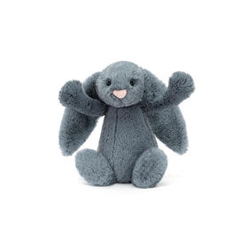 Jellycat 害羞系列 邦尼兔 灰蓝色 18cm