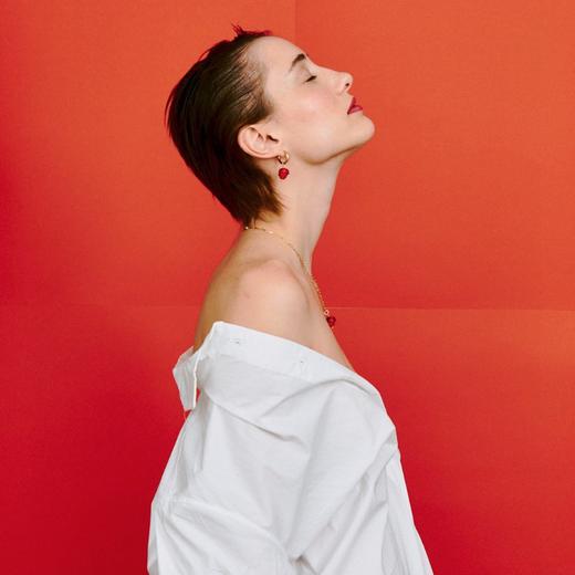 北京仓｜Ninfa-Strawberry-草莓 耳环（单只）［葡萄牙设计师］ 商品图4