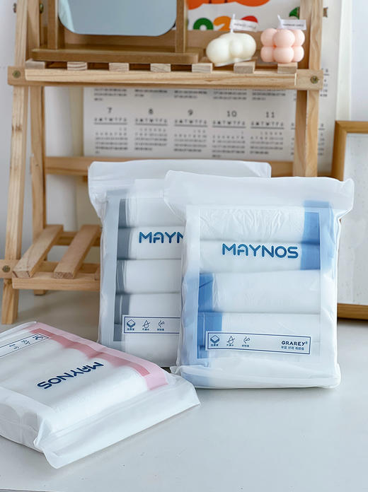 【升级加厚垃圾袋】【一袋5卷  共3包  共240个】  超强承重  不破损  不滴漏  拉口抽绳设计不脏手 加厚加大容量 商品图3