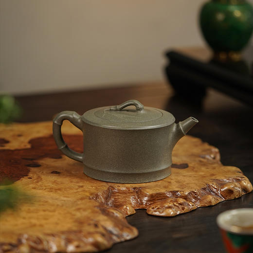 龙德堂陶艺 徐飞《竹·饮月》原矿青段 220 cc 商品图2