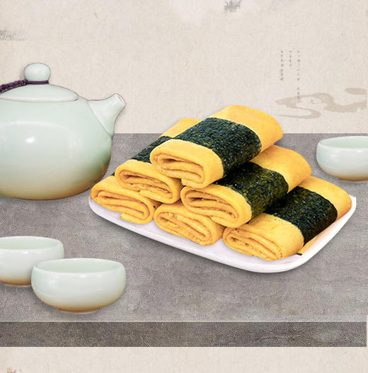 广州老字号广御园食品紫菜肉松蛋卷仔120g*2 商品图4