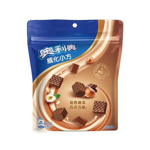 奥利奥焙烤榛果威化小方 巧克力味 100g 商品图0