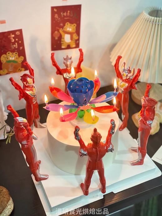 【生日蛋糕】奥特曼莲花款 商品图0