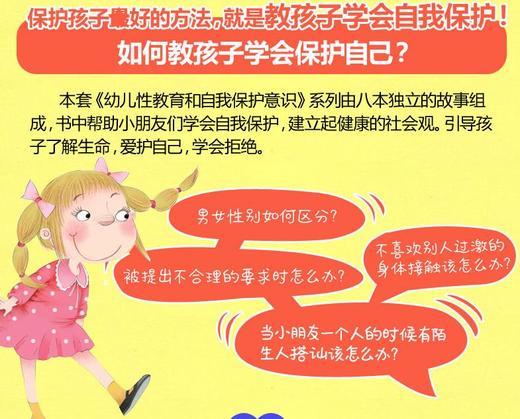 全8册 幼儿性教育与自我保护意识培养绘本 请不要随便摸我 认识性别安全隐私教育 0-3-5-6岁儿童启蒙早教绘本 宝宝睡前故事书 商品图2