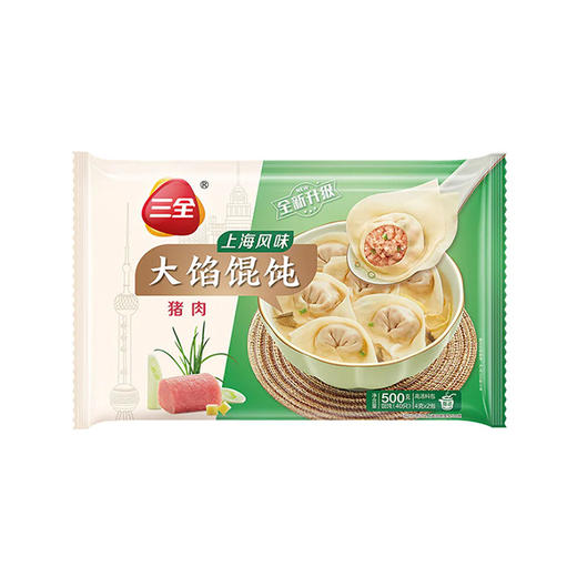 三全上海风味猪肉馄饨 500g 商品图0