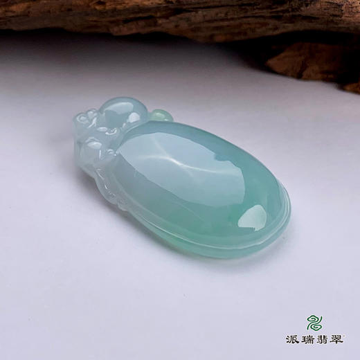 派瑞翡翠 翡翠挂件 糯种 飘花 商品图4