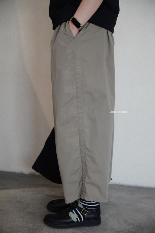 ORDINARYFITS卡其绿深蓝灰白直筒阔腿裤 商品图1