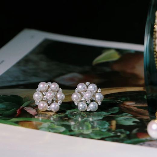 【下单3-4个工作日发】甄珠贝 极光淡水4-5mm 通体925银 凯特王妃同款 商品图0