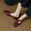 法式复古，软绵羊皮低跟粗跟百搭小众气质小皮鞋LDKG-S5059 商品缩略图6
