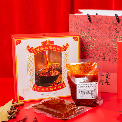 【受气牛肉】秘制麻辣底料200g！川渝地区满99元包邮，其他大部分地区满168元包邮！ 商品图2