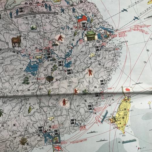 明治25年（1892年） 大阪每日新闻社 东亚形势图解 商品图7