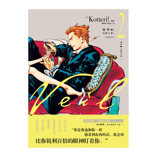 (仓发) 面纱.2漫画：沉静之黑（随书附赠复古明信片4张）日本超人气插画家Kotteri！经典作品/湖南美术出版社/[日]Kotteri!，天闻角川出品/9787535693068 商品图2